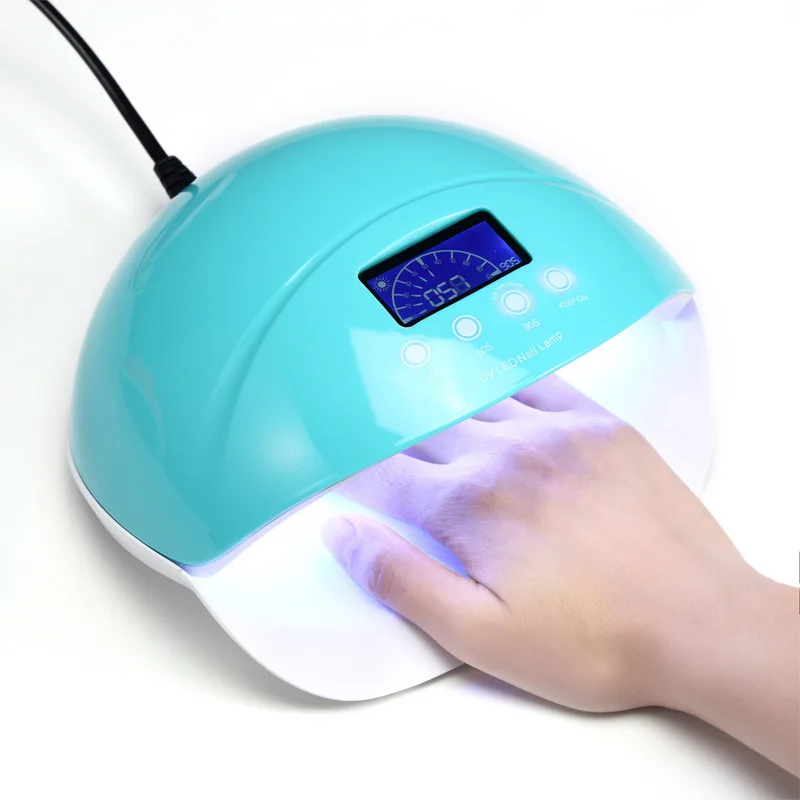 

Brand New 50W LED UV Lamp Nail Dryer Fast Curing All Gel Nail Art Tools For Nail Gels Lacquer Portable Power Supply Lamp