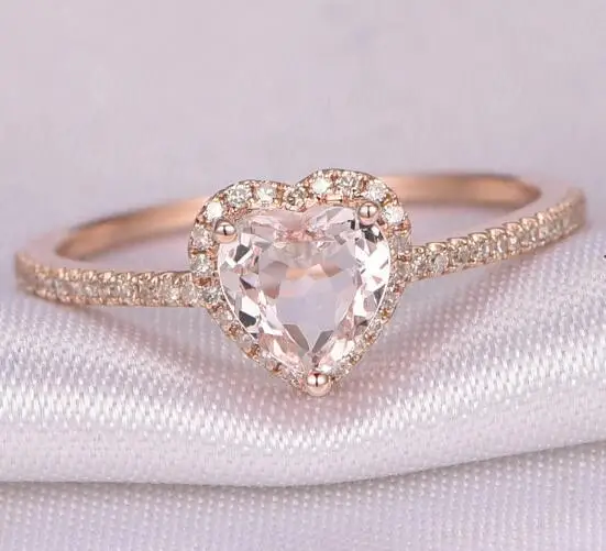 Производитель оптом шесть крапанов серебряное, Золотое кольцо австрийский Кристал из циркония кольцо Рождественский подарок для женщин Свадебные ювелирные кольца - Цвет основного камня: R23