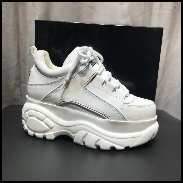 

Platform Sneakers Women Increase Casual Shoes Women Chunky Sneakers Fashion Buty Damskie Leather Ladies Shoes Zapatos De Mujer