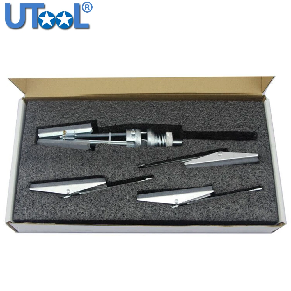 

2 in 1 Exchangeable Engine Tool Brake Piston Cylinder Hone Tool Set With Flexible Shaft Range 51-177mm