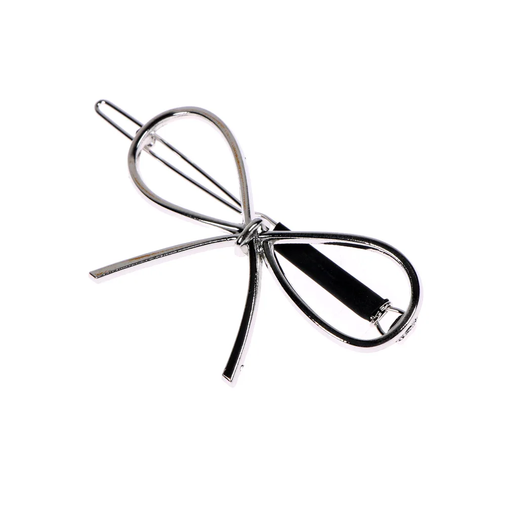 New Vintage Hairpins Metal Bow Knot Hair Barrettes Girls Women Hair Accessories Hairgrips New Brand Hair Holder Hair Clip