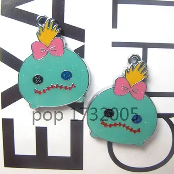 

Hot Sale 50 pcs Cartoon stitch friend head Charm Pendants DIY Jewelry Making G-13