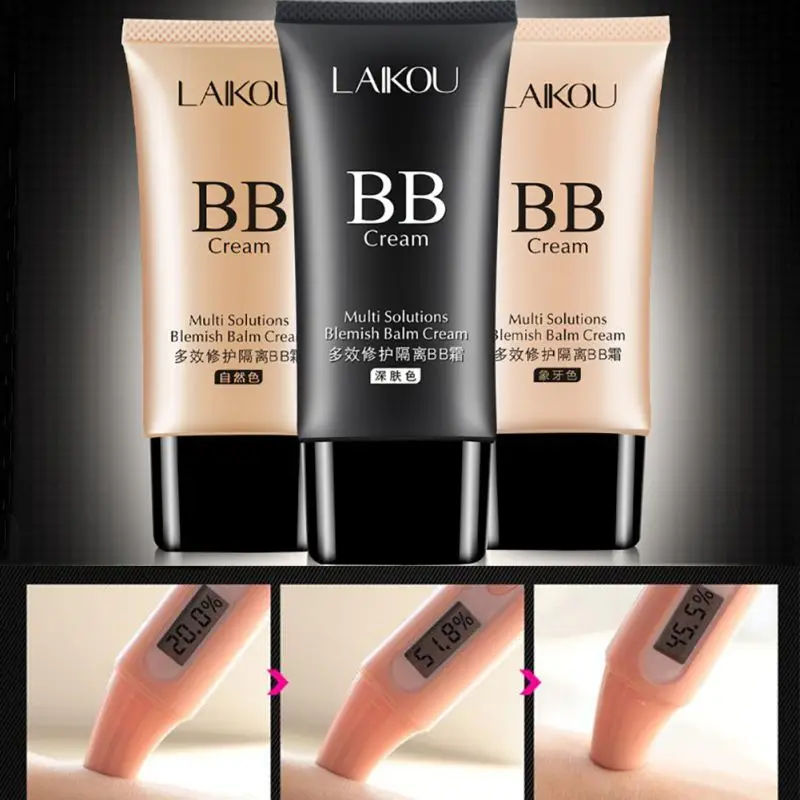 

Moisturizing Bare Makeup BB Cream Foundation Concealer Isolation Sunscreen Whitening Makeup