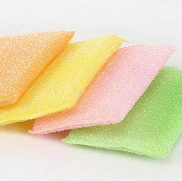 2 Pieces Dish Towel Multi Color Polyester Kitchen Washing Dish Cleaning