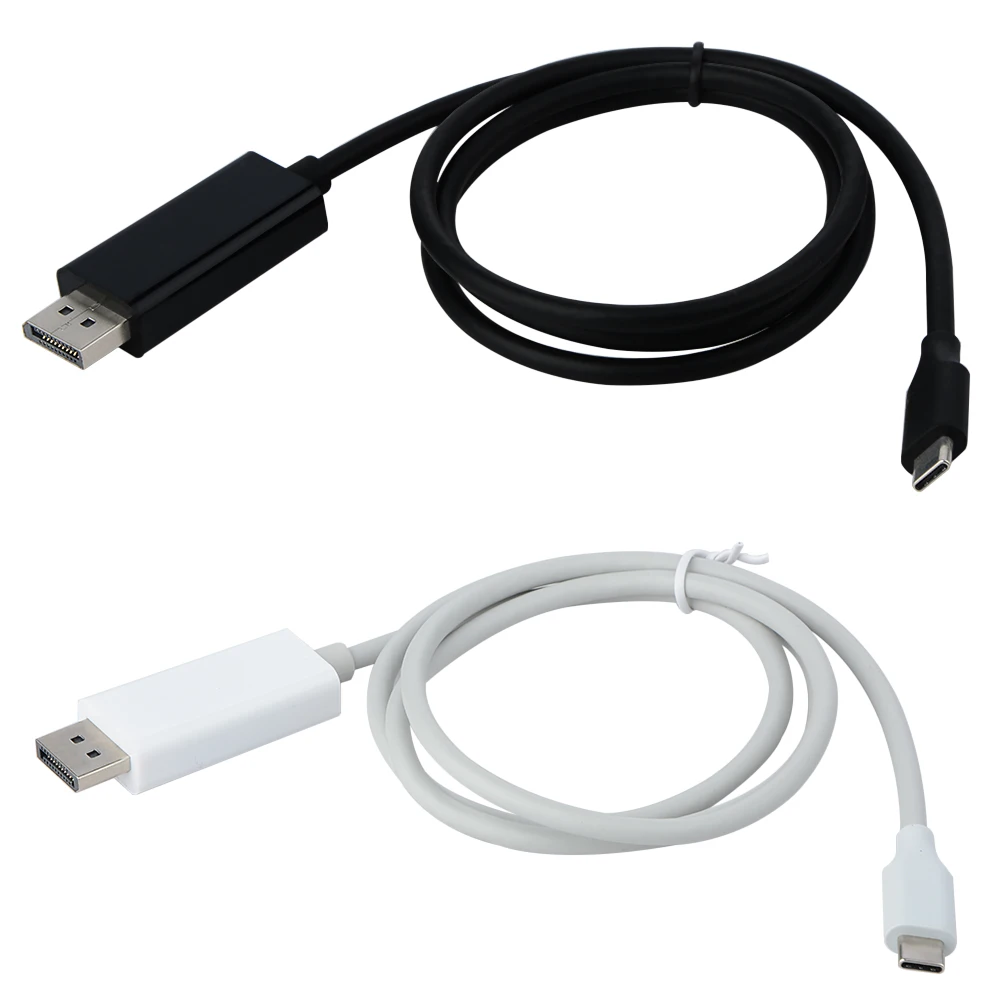 Кабель переходник USB3.1 Type C на DisplayPort с поддержкой 4K UHD USB DP кабель для ноутбука Pro
