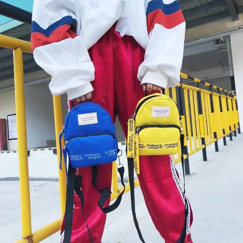 

Fashion Teenage Girls Mini Backpack Letter Print Shoulder Bags for Women Backpack Causal Female Daypacks Travel Bags 2019 Z80