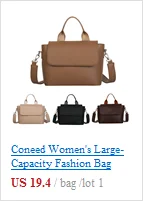 Coneed 2019 Новая модная женская Ретро трендовая большая, вместительная, черная сумочка, уникальная форма, сумка на плечо 13 июня P35