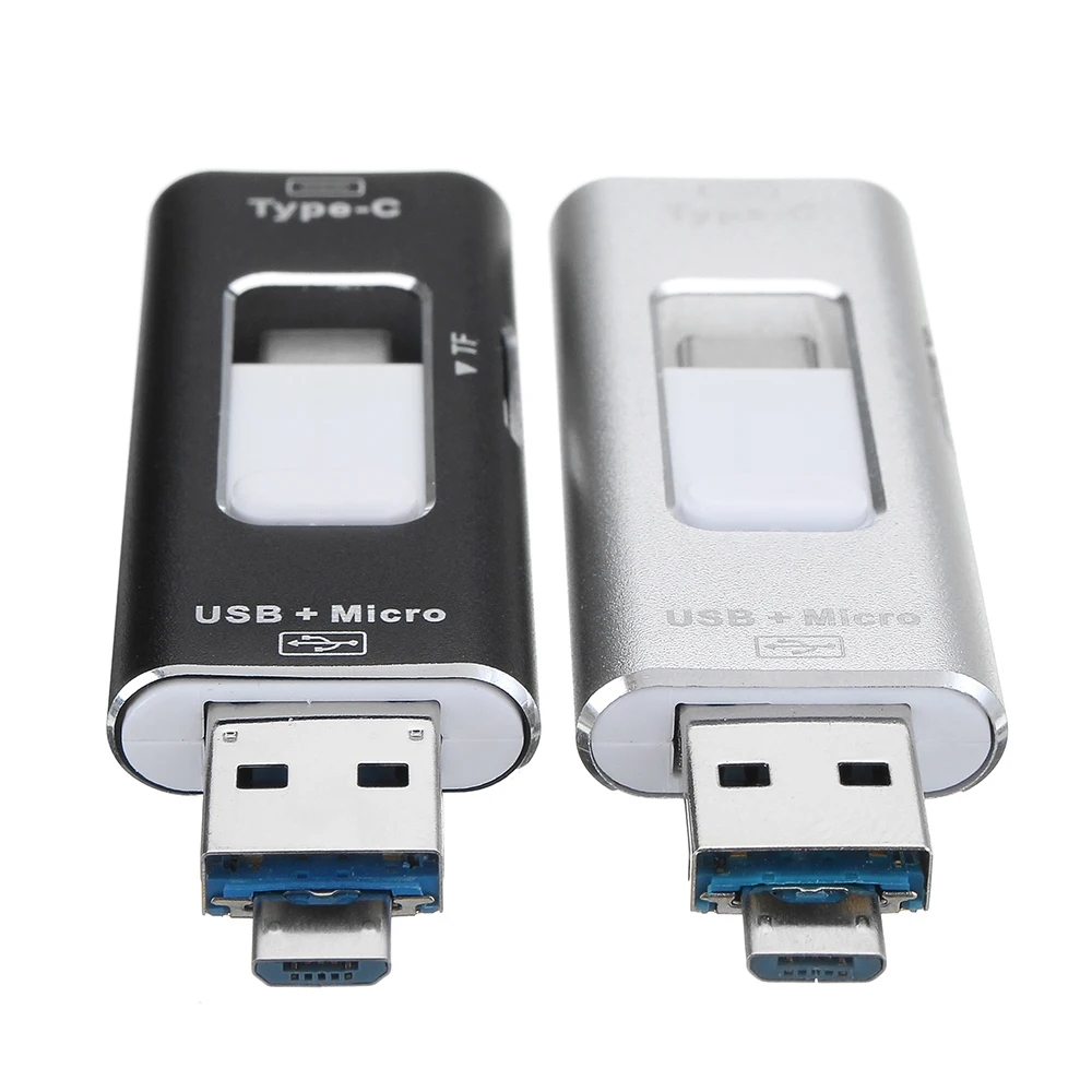 Bakeey 3 в 1 type C USB Micro USB OTG адаптер с TF картой Micro SD кард-ридер для мобильного телефона планшета ПК конвертер adaptador