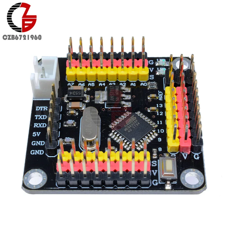 DC 5 V-12 V 16 МГц мини-видеокамера-регистратор с креплением к Atmega328 микроконтроллер мини 328 ATMEGA328P 14 доска для записок модуль для Arduino заменить CH340 NANO 3,0