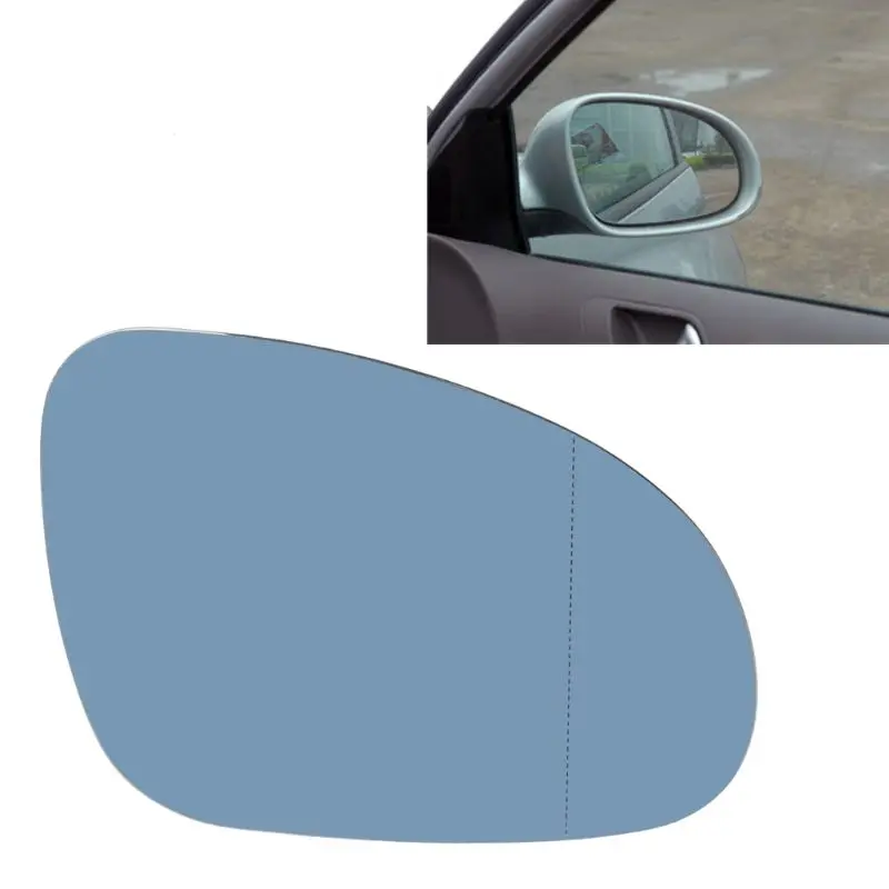 Новинка, 1 шт., автомобильное синее зеркало заднего вида, стекло, левая/правая пассажирская сторона, обогреваемый объектив для Golf5 MK5