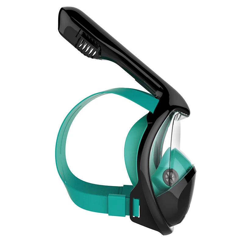 2019 كامل الوجه الغوص أقنعة رؤية بانورامية مكافحة الضباب مكافحة تسرب السباحة غص الغوص تحت الماء قناع الغطس GoPro متوافق