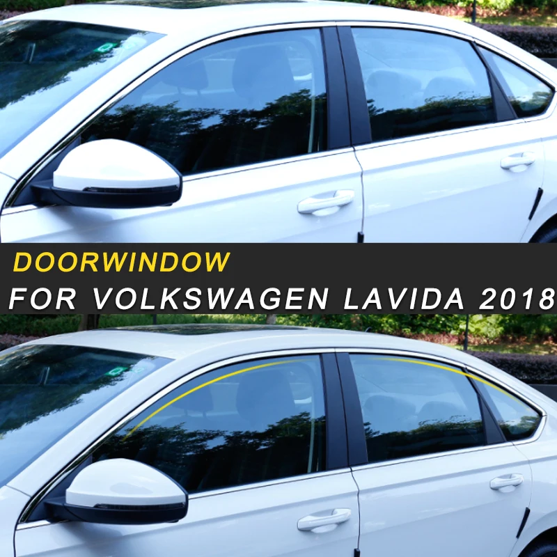 Для Volkswagen Lavida автомобильный Стайлинг ворота двери окна Крышка стикер рамки внешние аксессуары