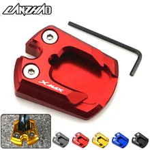 Patin de moto en aluminium CNC plus grand support latéral, support latéral, accessoires de moto pour Yamaha X-MAX, 300, XMAX300 2017