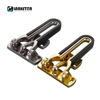 

1PC Burglarproof Buckle Zinc Alloy Thickening Door Hasp Drawing Stainless Steel Chain Buckle Hotel Room Safety Door Buckles