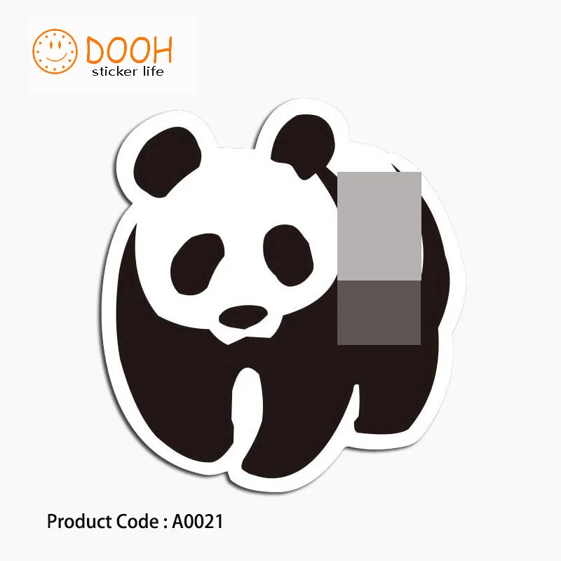 

A0021 sticker panda series black white cutie kungfu suitcase laptop guitar luggage DIY skateboard bicycle toy HZ 30