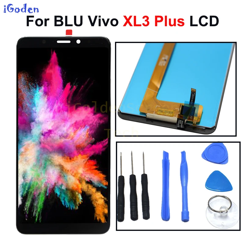 100% протестированный 6 0 дюйма для BLU Vivo XL3 Plus ЖК дисплей кодирующий преобразователь