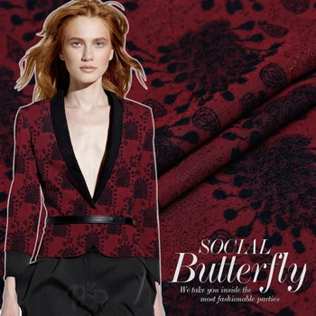 

140m wide 350g/m custom Jacquard gold thread fashion fabric dress half skirt fabric wide jacquard clearance