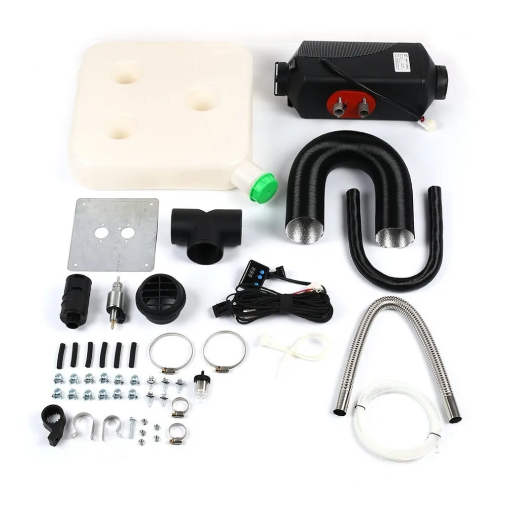 

12V/8000W Single Hole Car Heater LCD Dynamic Display Remote Control Silencer Electric Heater Four holes
