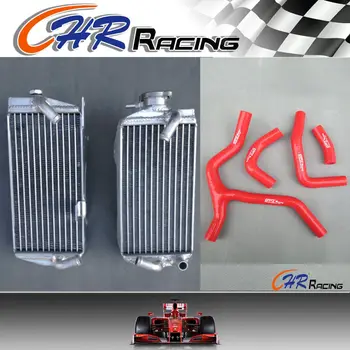 

Aluminum Radiator & BLK Silicone Hose for Honda CRF450R CRF450 CRF 450R 2015 2016