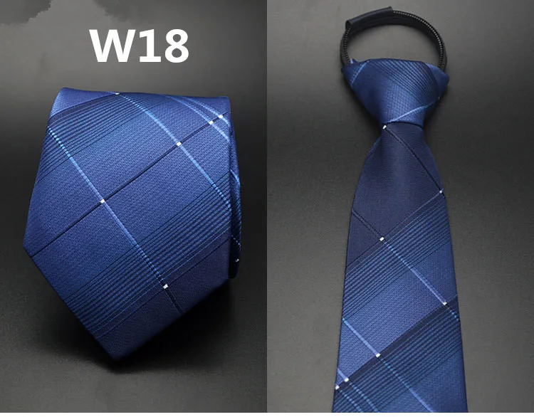 Новое поступление мужские галстуки Простые Свадебные ie для вечерней вечеринки однотонные цветные галстуки FR189121 - Цвет: W18