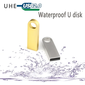

USB flahs drive 4GB 8GB 16GB 32GB 64GB metal memory stick u disk waterproof pen drive real capacity pendrive personalizado