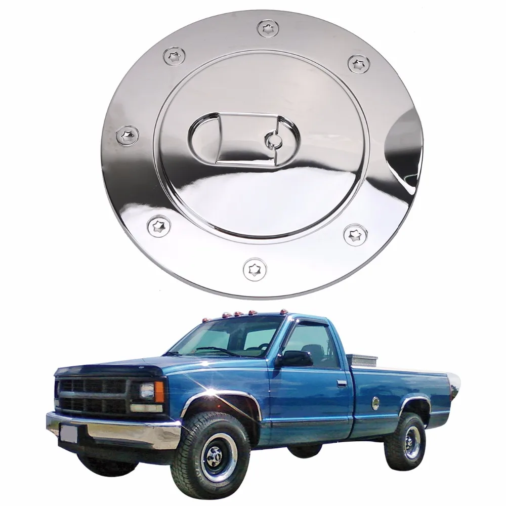 For GMC YUKON+XL 2000 2001 2002 2003 2004 2005 2006 Chrome Gas Cap Door Cover