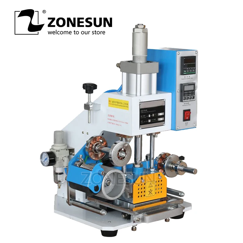 ZONESUN ZY 819 A пневматический штамповочный станок принтер для печати кожаных