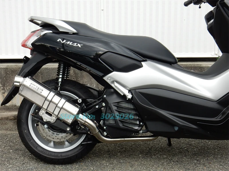 NMAX155 слипоны полный Системы для Yamaha NMAX 155 мотоцикл изменение глушитель набор с передней Разъем Link трубы Стикеры