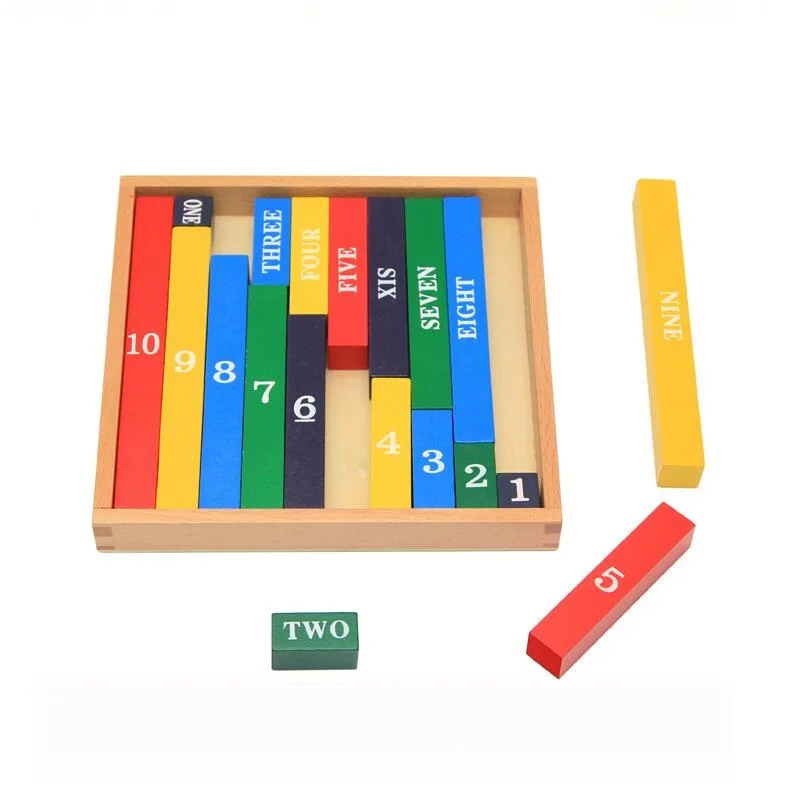  Fly AC Montessori Mathematics teaching aids Toys For Children Counting sticks Toy Baby Development 