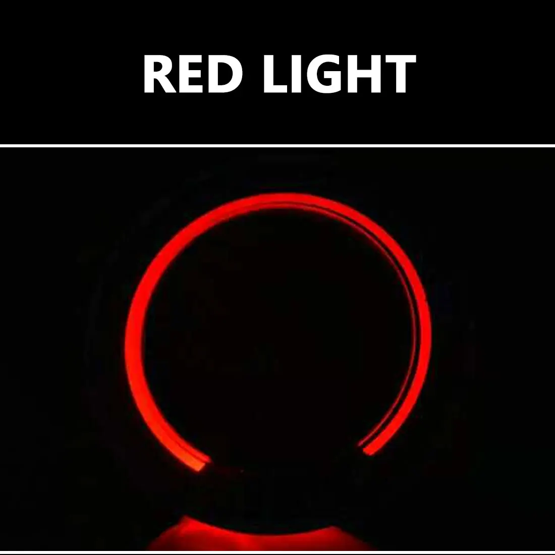 Dewtreetali, брелок для зажигания автомобиля, светодиодное освещение, наклейки для авто, аксессуары для Ford Focus 2 Focus 3 Kuga Mondeo - Название цвета: red light