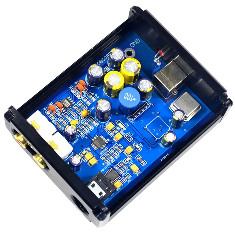 Placa de Decodificação Placa de Áudio para Amplificadores Es9028q2m + Sa9023 Decodificador Febre Áudio Usb Dac