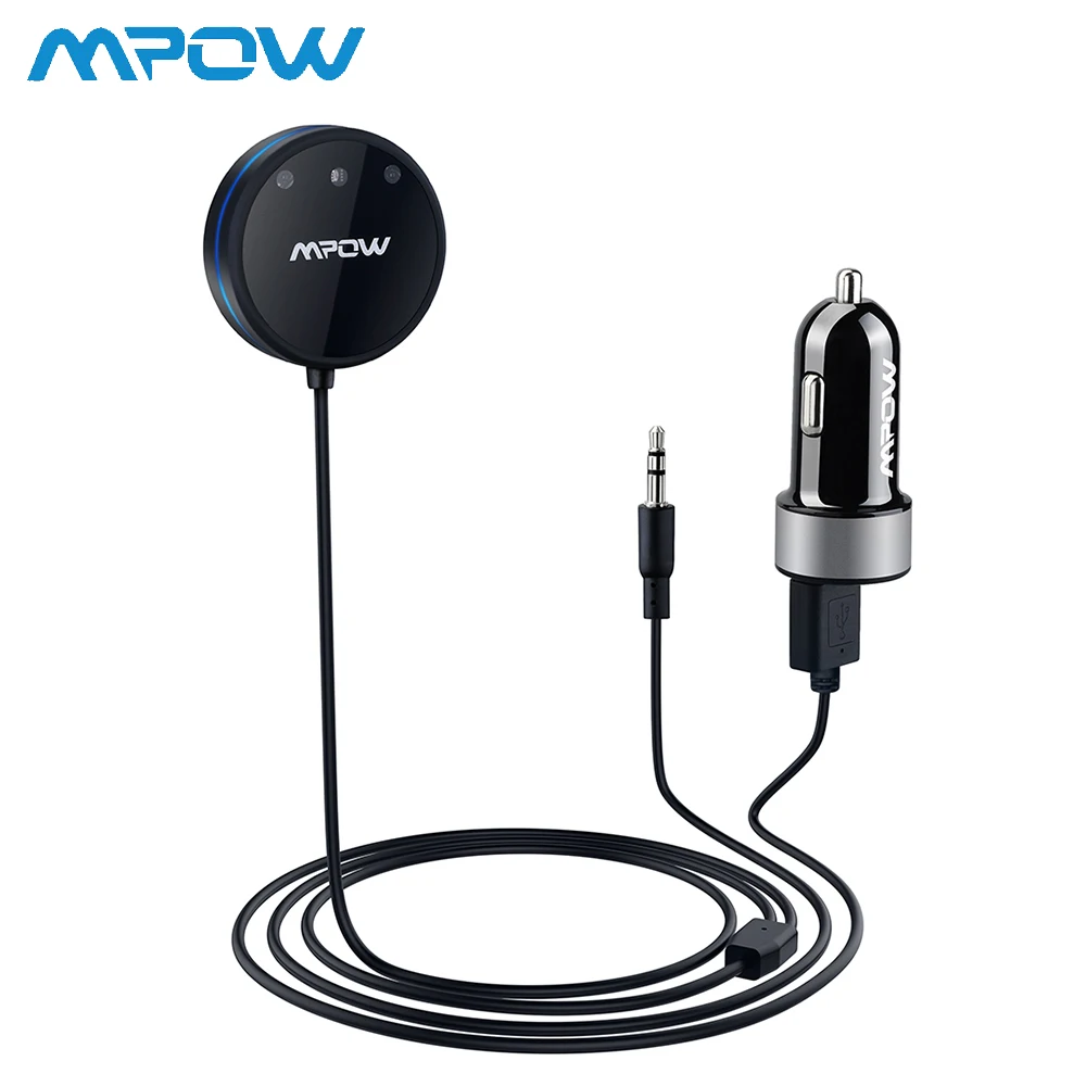 

Mpow Streambot Wave Bluetooth 4.0 Gesture-Sensing Hands-Free Receiver with Noise Isolator High-Speed Charger for Smartphones