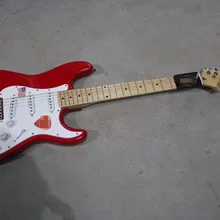 Красный музыкальный инструмент Электрический Гитары, st2 Гитары РА