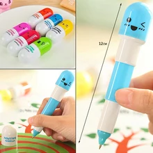 15x мини микро маленькая ручка в форме пилюли точка ручка для мальчиков и девочек чулки наполнитель гаджет Новинка