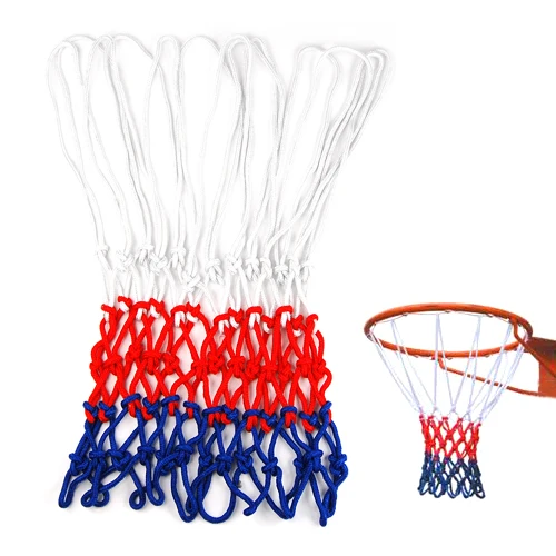 Супер Продажа Стандартный спортивный нейлон прочный всепогодный матч тренировочный баскетбольный мяч Net