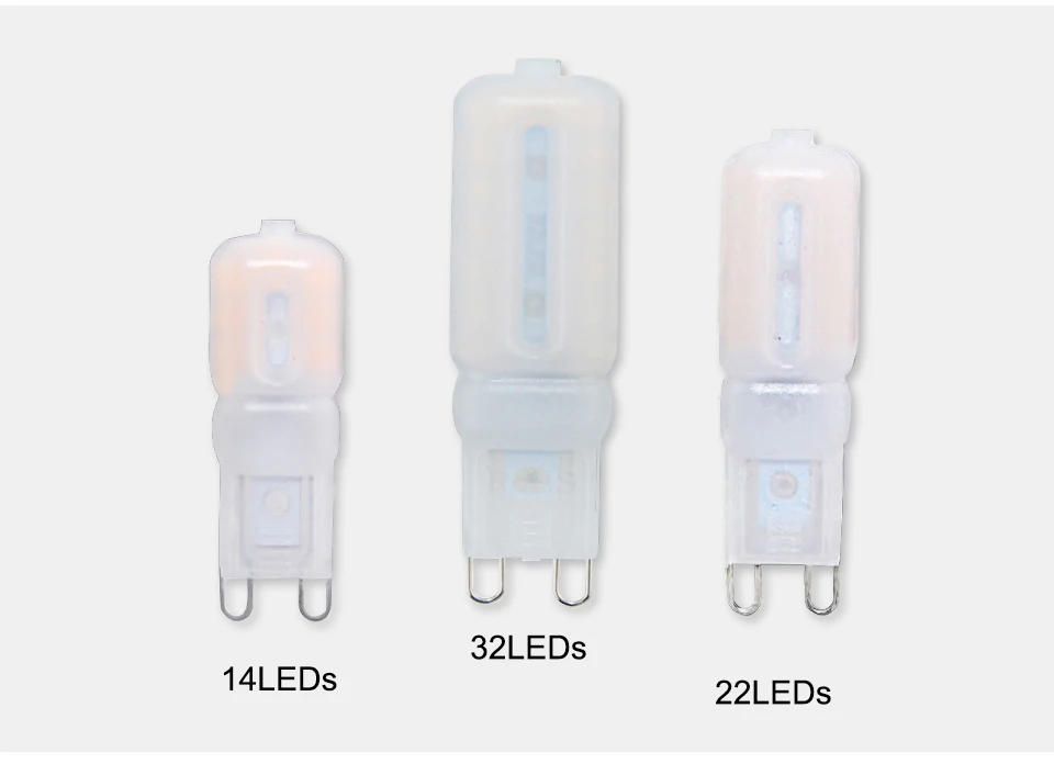 G9 LED Lamp 5W 7W 9W LED Light Bulb AC 220V 110V Chandelier (12)