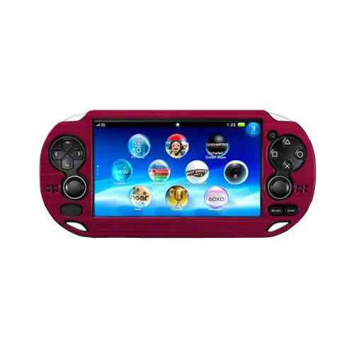 

Red Colorful Aluminum Metal Skin Protective Cover Case for Sony PS Vita PSV Console
