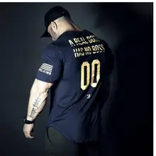 Мужские футболки Лоскутные с изогнутым подолом Длинные линии футболки для бодибилдинга мужские топы хип-хоп летние хлопковые спортивные футболки с коротким рукавом