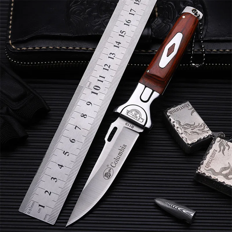 Stenzhorn 2017 New Real Authentic Self-defense Wilderness Survival High Hardness Knife With Wild Fruit Folding Outdoor The Devil
