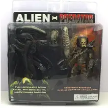 NECA 1 комплект Alien Vs хищник, ПВХ Коллекция фигурок игрушки 21 см