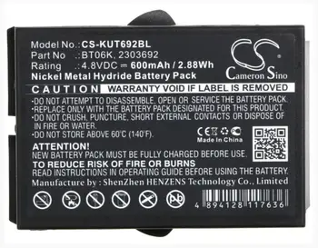 

Cameron Sino 600mAh battery for IKUSI 2303692 ATEX transmitters RAD-TF transmitters RAD-TS T70 1 ATEX T70 2 ATEX handhelds