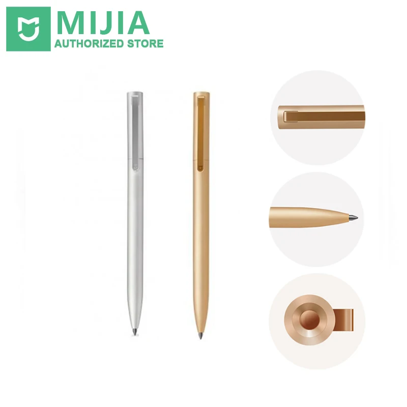 Оригинальная металлическая ручка Xiaomi Mijia шариковая для подписи 0 5 мм PREMEC гладкая
