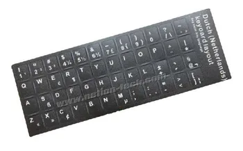 

Dutch Netherlands keypad label sticker, Eco-environment Plastic Dutch Netherlands keyboard stickers for Laptop/computer