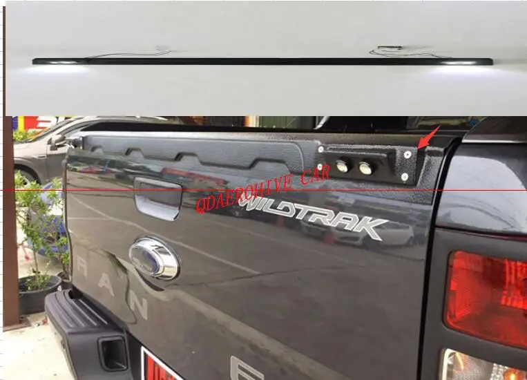 

QDAEROHIVE Tail Gate Truck Trim For Ford Ranger 2018 Accessories Tailgate Truck Sill Cover for Ford Ranger T6 T7 2012-2018!