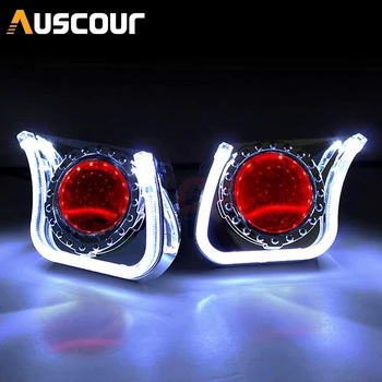 

3.0" inch shape led angel eye DRL Shroud Cover decoration Mask For 2.5"/3.0 bi-xenon projector lens car styling decorate