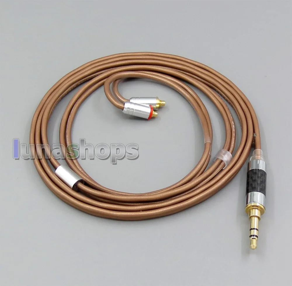 LN006219 3,5 мм 2,5 мм 4,4 мм сбалансированный 99.97% из чистого серебра кабель для Shure se215 se315 se425 se535 Se846 MMCX