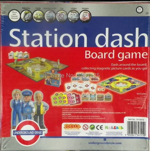 London Underground Ernie Station Dash Board Game New Sealed Sale Price 