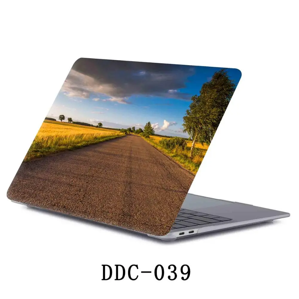 Чехол для ноутбука Apple MacBook Air Pro retina 11 12 13 13,3 15 15,4 дюймов с сенсорной панелью сумка+ чехол для клавиатуры - Цвет: DDC-039