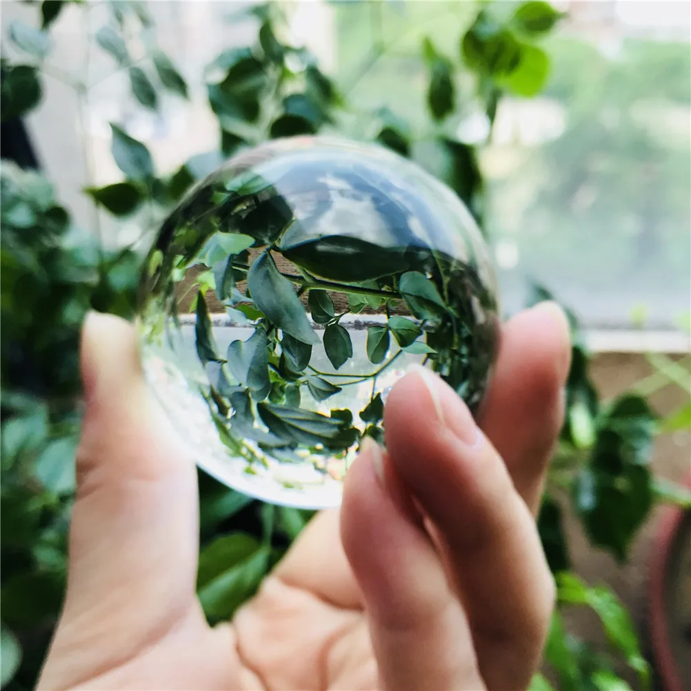 2018 New Kids Toy Balls Clear Glass Crystal Ball Healing Sphere