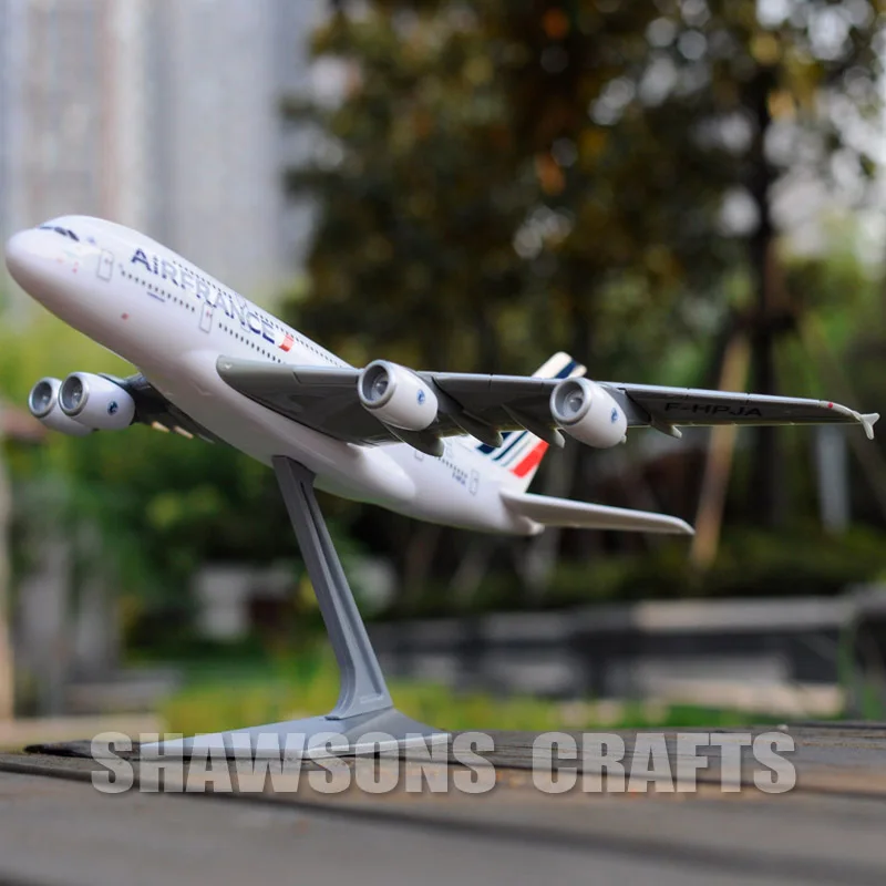

1:250 Scale Aircarft Model Collection Airbus A380 Aerobus Air France Airliner Plane Replica Toy
